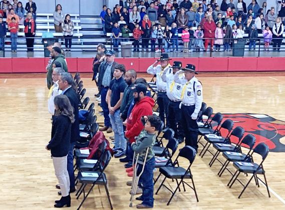LOCKNEY CELEBRATES VETERANS Lockney ISD held its annual Veterans Day celebration with music, a keynote address and a focus on the day’s true meaning. MORE PHOTOS, PAGE 4 | DOUG HENSLEY PHOTO