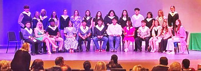 Twelve Floydada Collegiate High School students inducted into National Honor Society