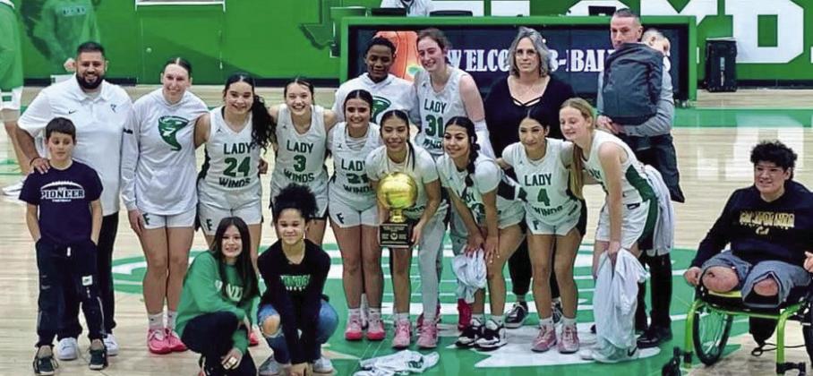 Lady Winds are 4-2A DISTRICT CHAMPIONS for the first time since 2012. District record: 12-0. | NOAH FIERROS/FLOYDADA YEARBOOK