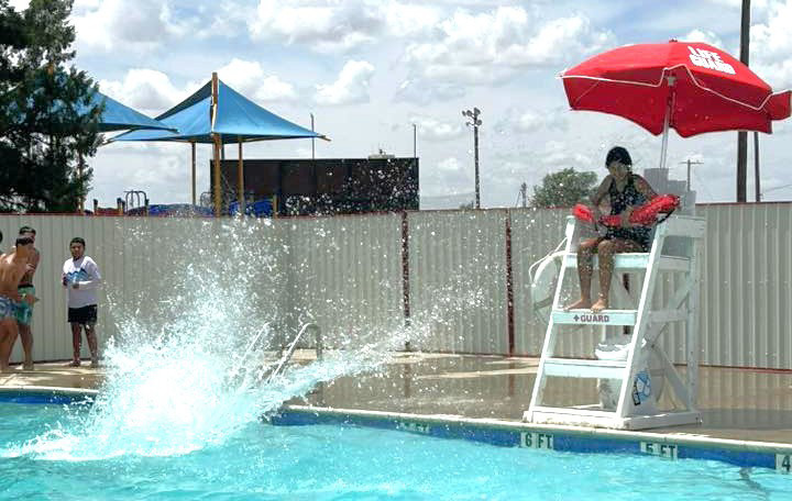 The Lockney pool opened with a splash earlier this week on Tuesday. Operating hours will be Tuesday–Sunday 1 to 6 p.m. Admission is $3 per person for ages 3 and up. Private parties will be held June 2–Aug. 2, from 6:30 to 8:30 p.m. Contact Valerie to reserve your place or for more information at (806) 200-1827. Swimming lessons will also be available for children ages 3 and up from June 15–26. For more information on lessons, contact Lesca Durham at (806) 685-8598. | COURTESY PHOTO