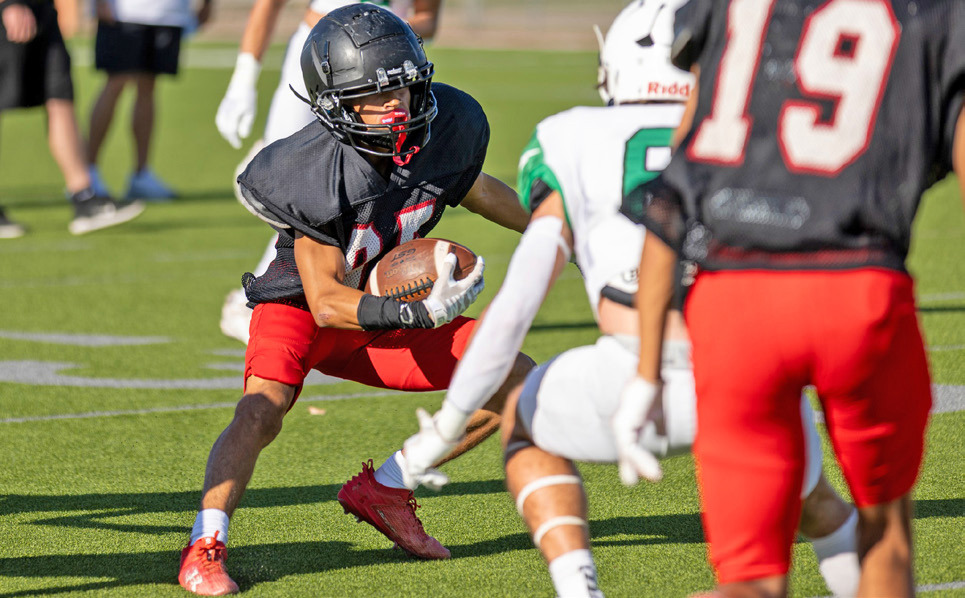 SPOTLIGHT ON LOCKNEY FOOTBALL SCRIMMAGE