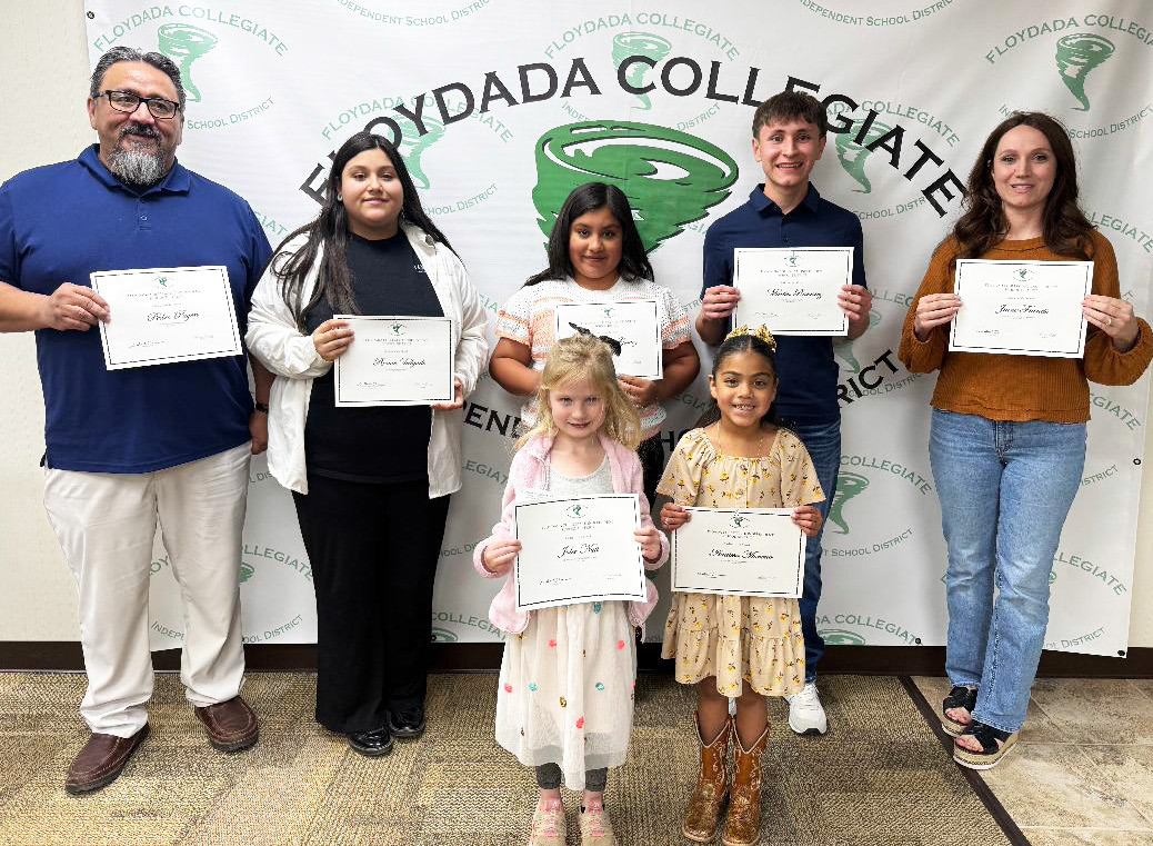 Floydada CISD recognizes students and staff at March board meeting