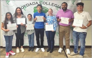 Floydada CISD recognizes students and staff at August board meeting