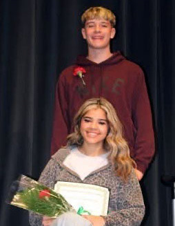 SENIOR CLASS FAVORITES Mylie Morales and Brody Hughes