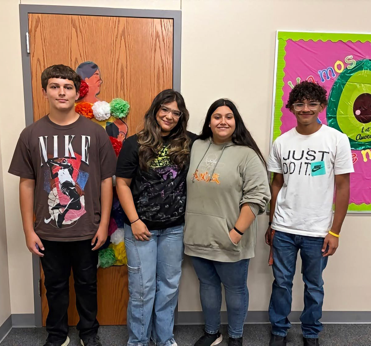 The 2026-27 Floydada Collegiate High School Spanish Club officers were chosen last week. They are President Nayohmi Garcia, Vice President -Renae Delgado. Secretary -Noah Lewis and Treasure -Jaiden Cuellar. Congratulations to all these students. | FLOYDADA CISD PHOTO