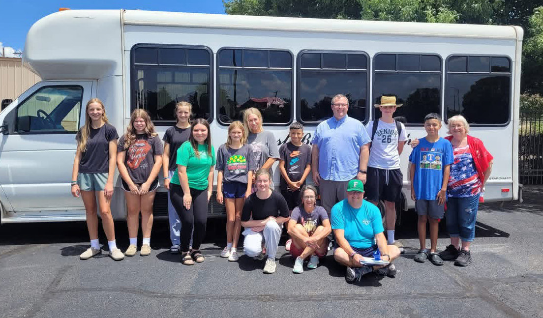 First Baptist Floydada youth on mission trip