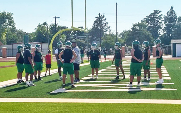 SPOTLIGHT ON FLOYDADA FOOTBALL 2-A-DAY PRACTICE