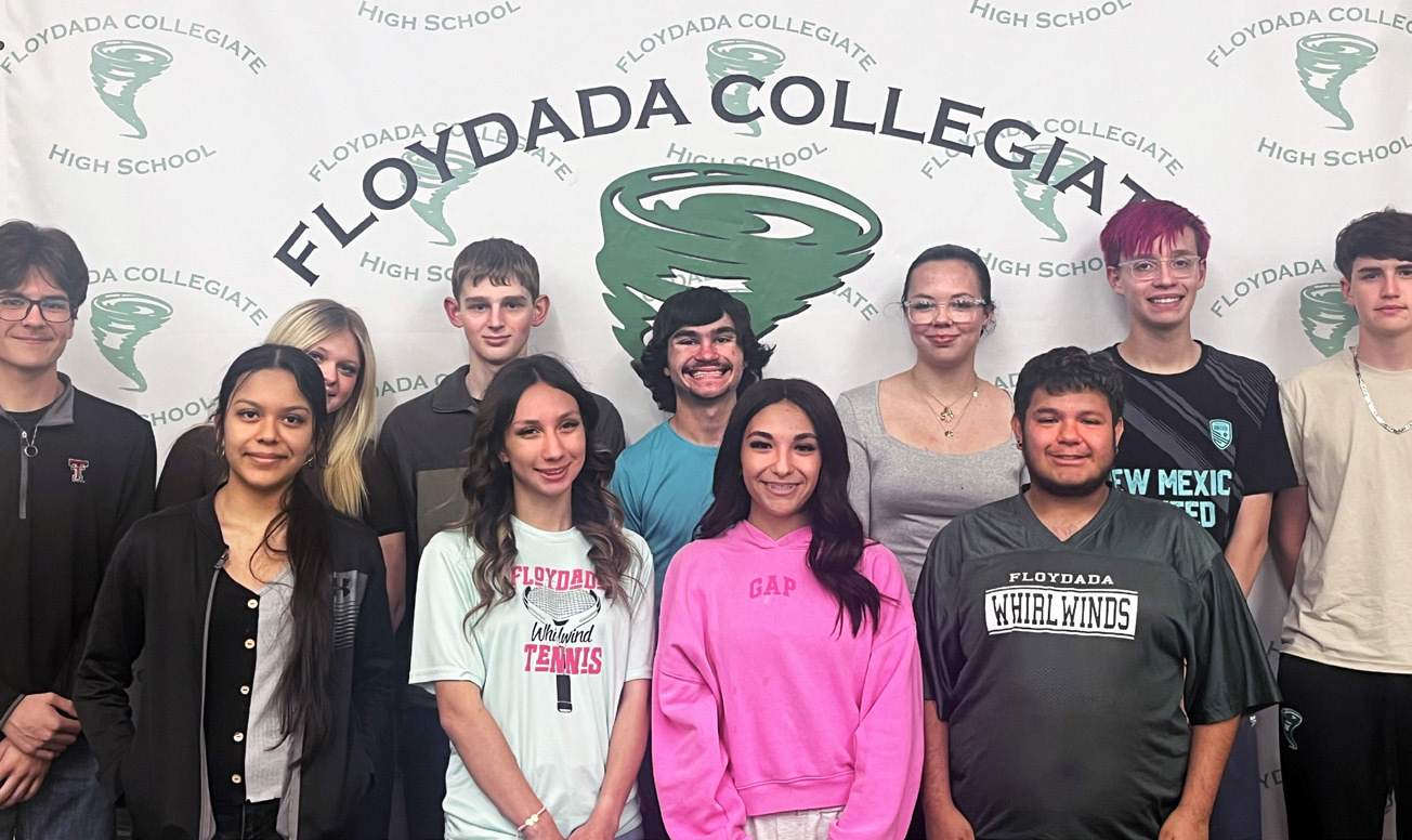 FLOYDADA FINISHERS in District UIL scored well in numerous disciplines. Not pictured is Ella Snowden. | COURTESY PHOTO