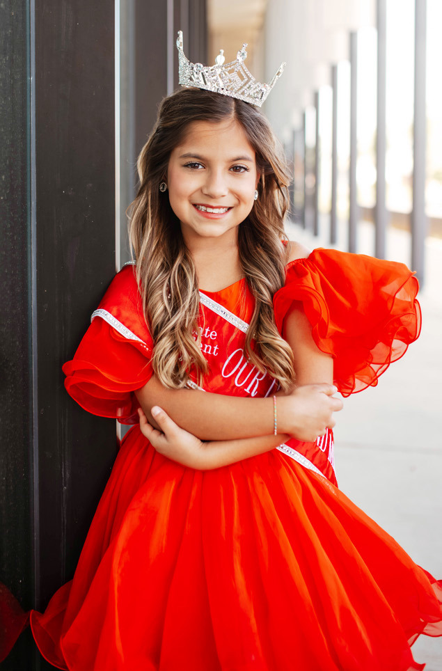 Eliana Diaz crowned 2024-2025 Our Diamond Miss Texas State Petite Talent Queen and Glamour Girl