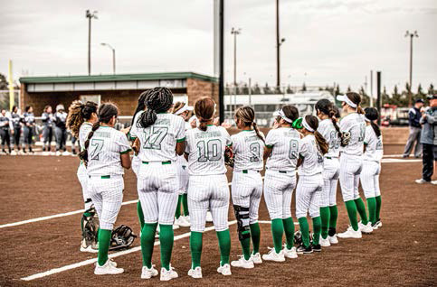 LADYWINDSWIN The Floydada Lady Winds opened their softball season on Feb. 13, prevailing 15-4 over the Dimmitt Bobbies. | CERVANTES PHOTOGRAPHY
