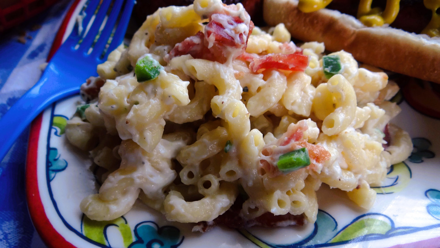 MAKE AHEAD Classic macaroni salad tends to get better the next day so make it ahead of time to free you up while your family is dealing with the barbecue. | ANGELINA LaRUE PHOTO