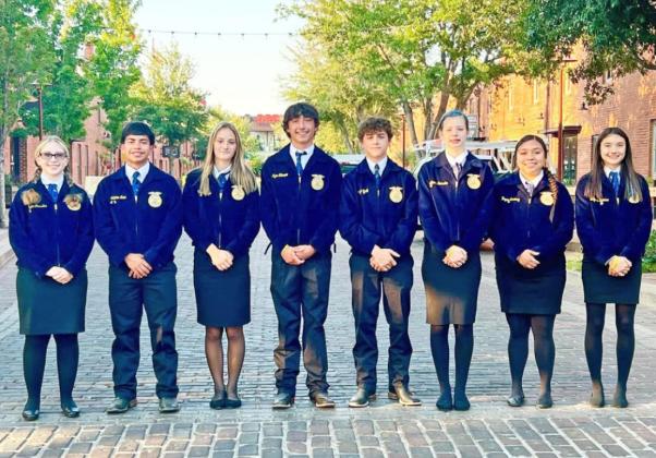 Floydada FFA officer team set