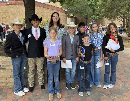 LIVESTOCK JUDGING The Floyd County livestock judging kids had a great day at judging contest last week. The intermediates placed 5th overall in reasons and Parker Kellison placed 5th high individual in reasons. | COURTESY PHOTO