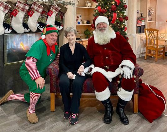 SPOTLIGHT ON SANTA VISIT TO SHEPHERD’S MEADOW