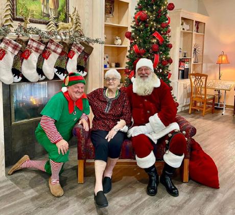 SPOTLIGHT ON SANTA VISIT TO SHEPHERD’S MEADOW