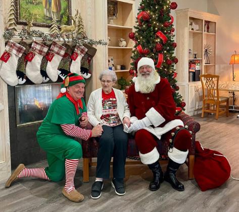 SPOTLIGHT ON SANTA VISIT TO SHEPHERD’S MEADOW