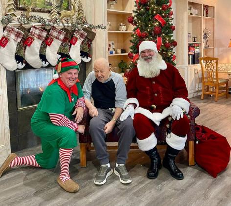 SPOTLIGHT ON SANTA VISIT TO SHEPHERD’S MEADOW