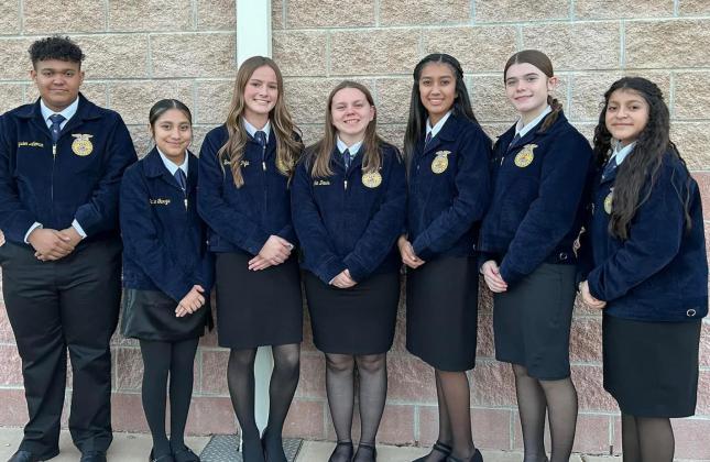 Floydada FFA members compete at LDE area round held at WTA&amp;M