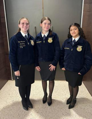 Floydada FFA members compete at LDE area round held at WTA&amp;M