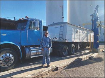 FIRST MILO Congratulations go to Logan Everett on bringing in the first milo load of 2023. B &amp;amp; K Farms (Wesley Campbell) chose Producers Cooperative Elevator in Floydada to handle their milo. | COURTESY PHOTO