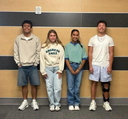 JUNIOR CLASS President, Jathan Sanchez Vice President, Ella Hightower Treasurer, Jenna Martinez Secretary, Luke Morales
