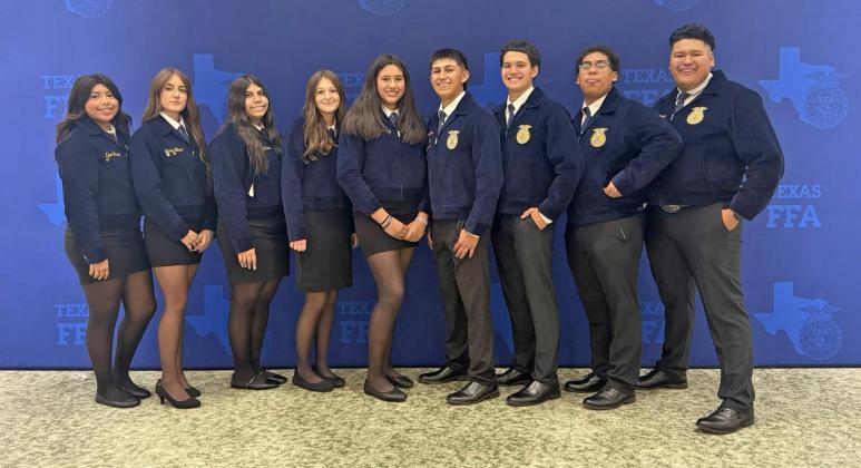 Lockney FFA standouts earn Lone Star Degrees at State convention