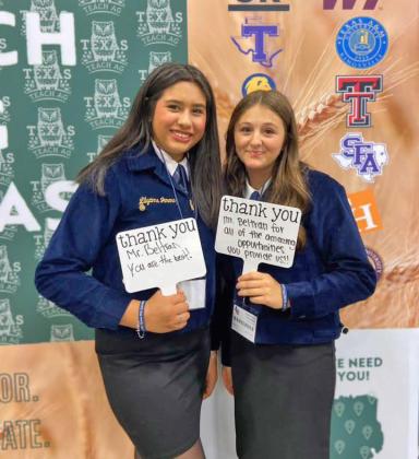 Lockney FFA standouts earn Lone Star Degrees at State convention