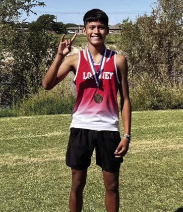 REGIONAL XC QUALIFIERS Daniel Alvarado of Lockney finished 10th at the Cross Country District Meet Tuesday at Lubbock Christian. He will be joining James Zepeda of Floydada, who finished 6th as a regional qualifier. The Floydada boys XC team finished 3rd and also advances to regional, and the Lockney boys team placed 6th. | CERVANTES PHOTOGRAPHY