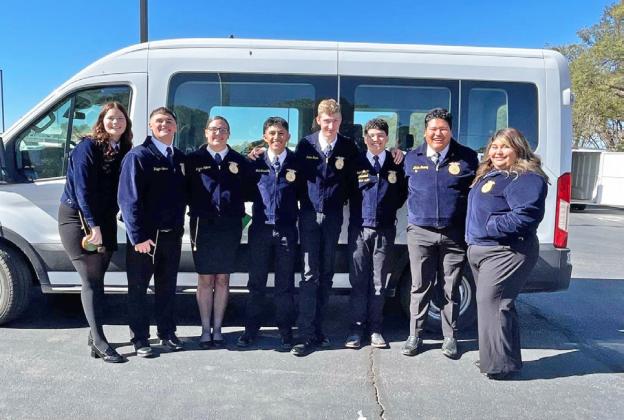 Lockney FFA represented well at Plainview District Leadership Development Events
