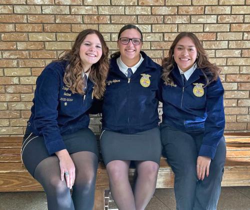 Lockney FFA represented well at Plainview District Leadership Development Events