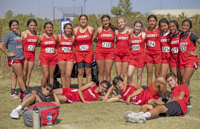 ABOVE: LOCKNEY GIRLS AND BOYS VARSITY CROSS COUNTRY