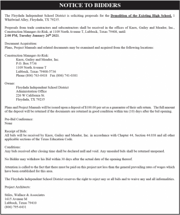 Legal Notices 01/13/2021
