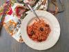 Pasta puttanesca pleasurable to the palate