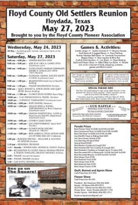 2023 Old Settlers Reunion parade coming up May 27