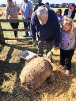 PETTING ZOO While most of the Punkin’ Days attractions are situated on Floydada’s courthouse square, there’s also lots of fun all month long at the Assiter Punkin’ Ranch on Highway 62 South. | BARBARA ANDERSON, FCHB