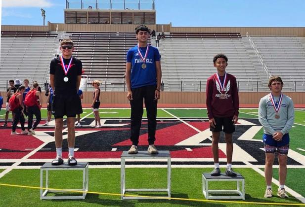 CONGRATULATIONS go to Logan Rodriguez for placing 2nd in the triple jump and qualifying for regionals with a PR of 41'11”. | LOCKNEY ISD