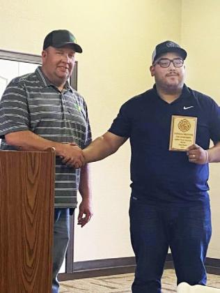 Jorge Pinion (right) received the HIA Award.