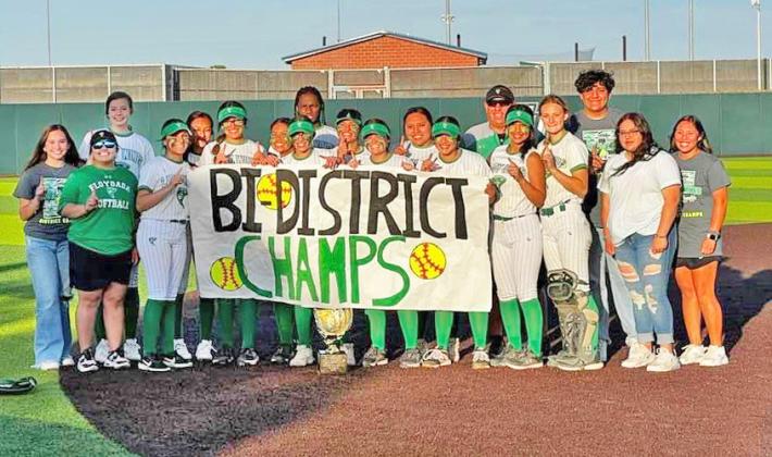 NEXT, AREA ROUND After winning Bi-District the Lady Winds will play in the best-of-three series begins at 4:30 p.m. Friday at West Plains High School in Amarillo, with a possible double-header scheduled to begin at 11 a.m. Saturday. | COURTESY PHOTO