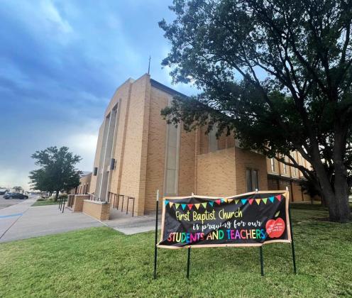 WELCOME BACK First Baptist Church of Floydada’s G.I.F.T.S. Ministry served a free Chick-fil-a drive-through breakfast the Floydada Collegiate ISD staff on Monday morning, Aug., 12, before they returned to work. | FBC PHOTOS