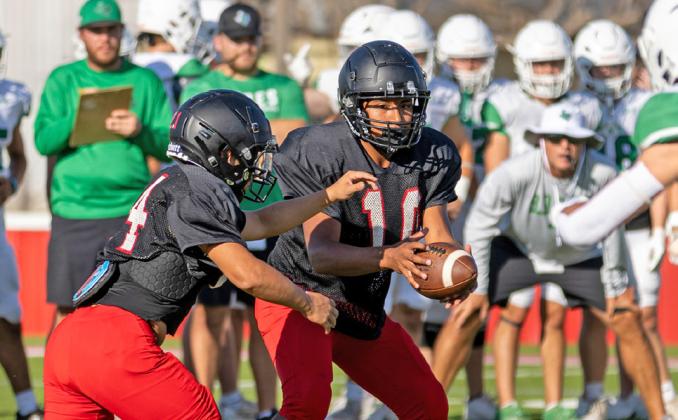 SPOTLIGHT ON LOCKNEY FOOTBALL SCRIMMAGE