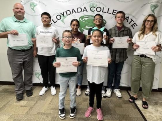 Floydada CISD recognizes students and staff at October board meeting