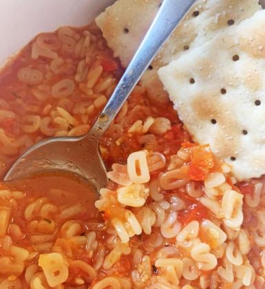SIMPLE AS A-B-C Alphabet, or A-B-C, pasta is found in my grocery store with dried pasta used in Mexican dishes, such as vermicelli or fideo. | ANGELINA LARUE PHOTO