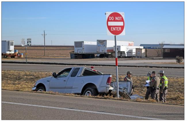 Semi wreck claims life at busy Lockney intersection