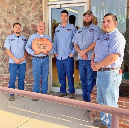 Quality Body Shop named Floydada Chamber Business of the Month