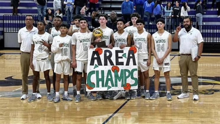 WINNING STREAK Floydada opened the playoffs with a 75-67 bi-district win early last week against Bovina. The Whirlwinds have now run off a dozen straight wins. | COURTESY PHOTO