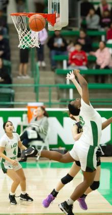 SORIAH WICKWARE met the Lady Lopes with intensity, scoring several fast breaks off the Lady Wind powerful full court defense on Friday night. | KODIE FAIRCHILD