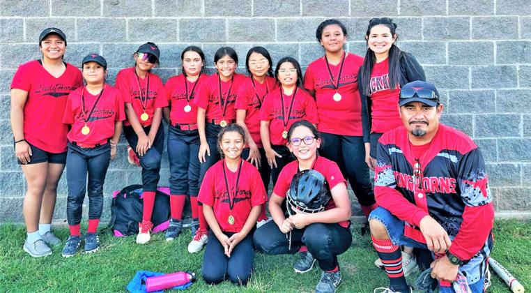 SEASON ENDS The Lockney minor girls softball team season has come to an end. They held their own for their first tri-county tournament. | COURTESY PHOTO