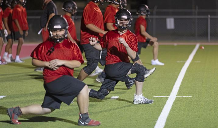 Longhorn football practices in full swing