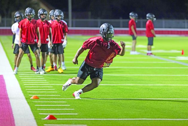 Longhorn football practices in full swing