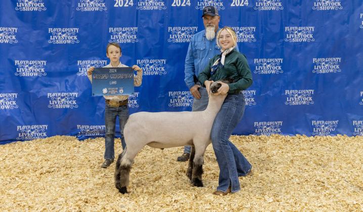 GRAND CHAMPION LAMB SYDNI CHESSHIR